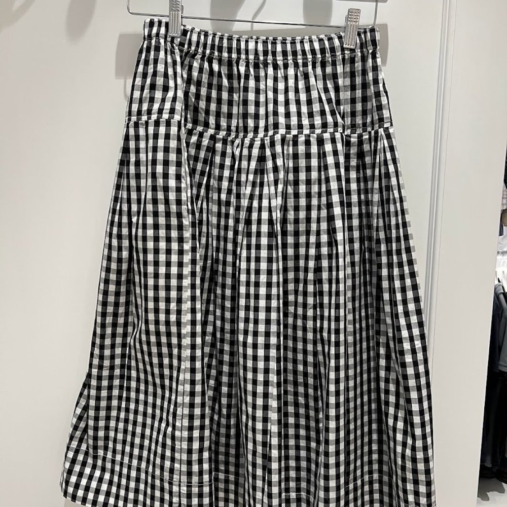 Alex MIll June Pull on Skirt in Gingham